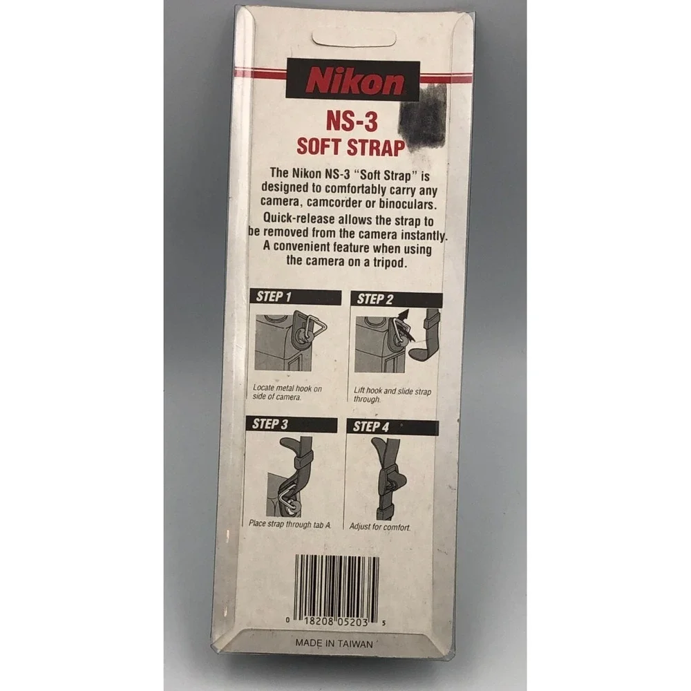 Vintage Nikon NS-3 Neck Strap/Over The Shoulder For Nikon‎ SLR Cameras BRAND NEW